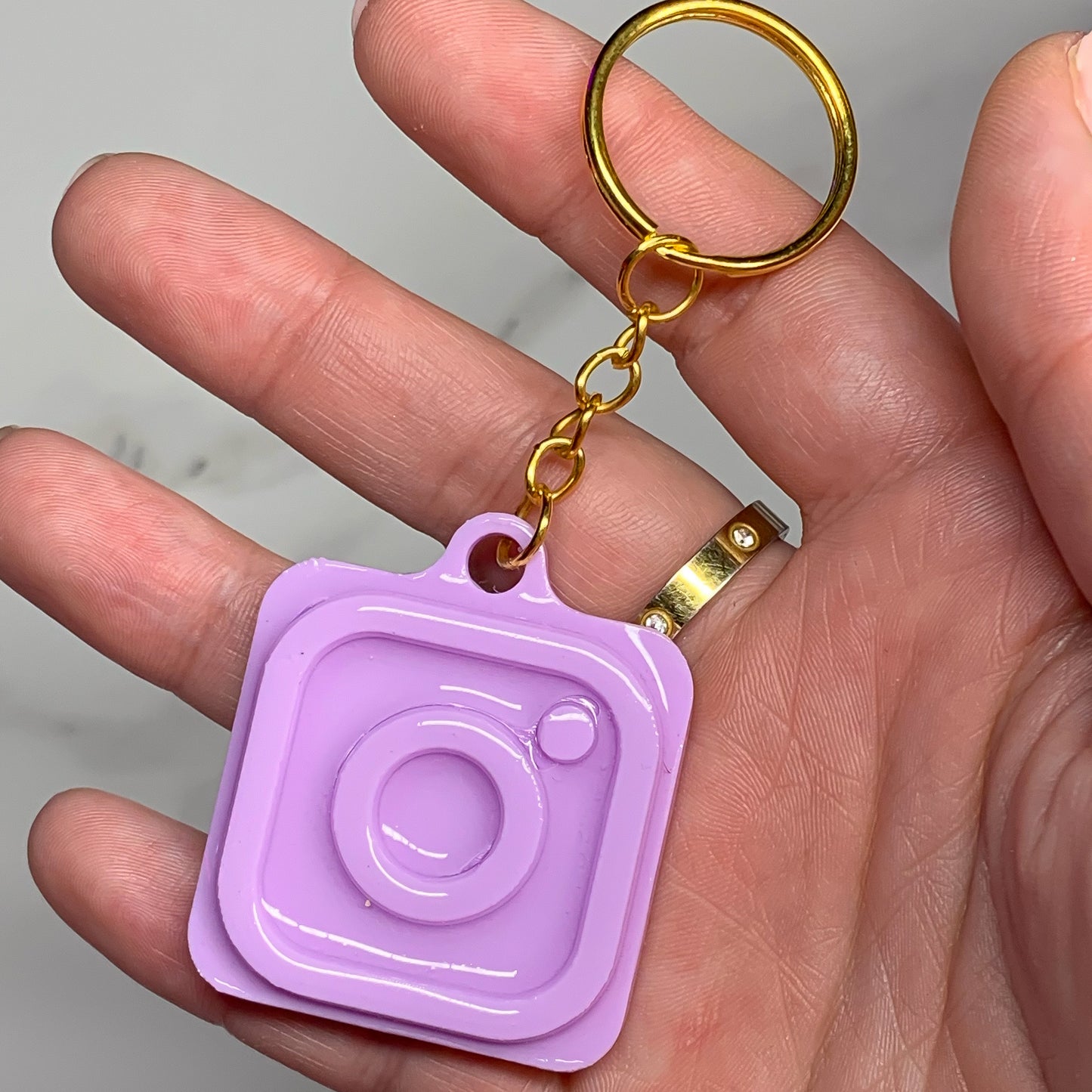 Instagram NFC keychain