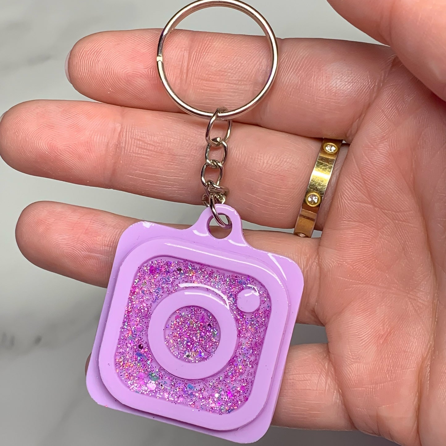 Instagram NFC keychain