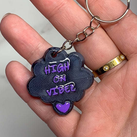 Cloud High NFC keychain