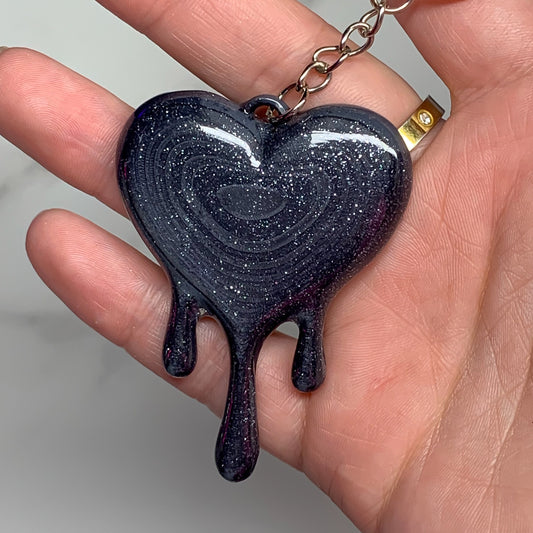 Drip Heart NFC keychain