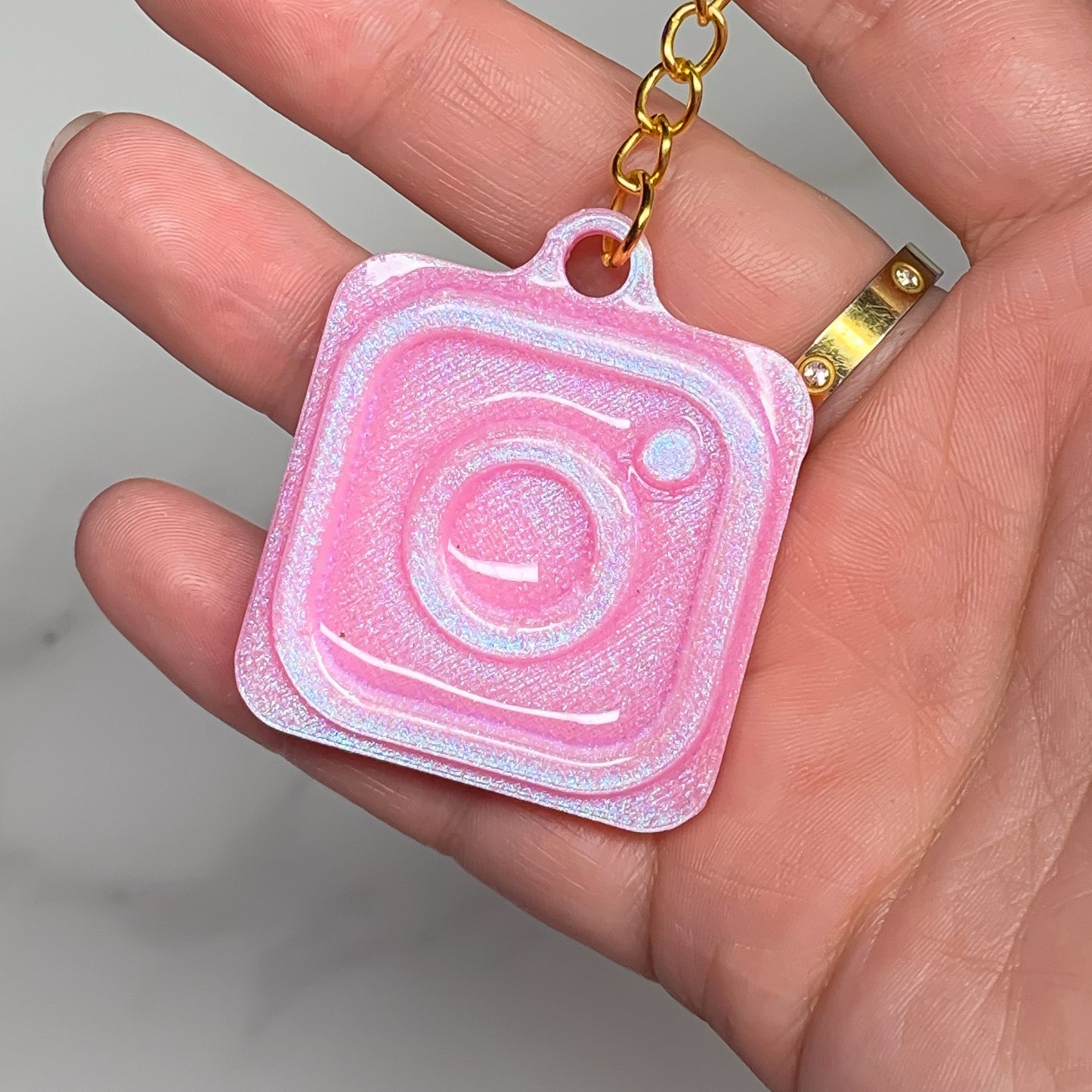 Instagram NFC keychain
