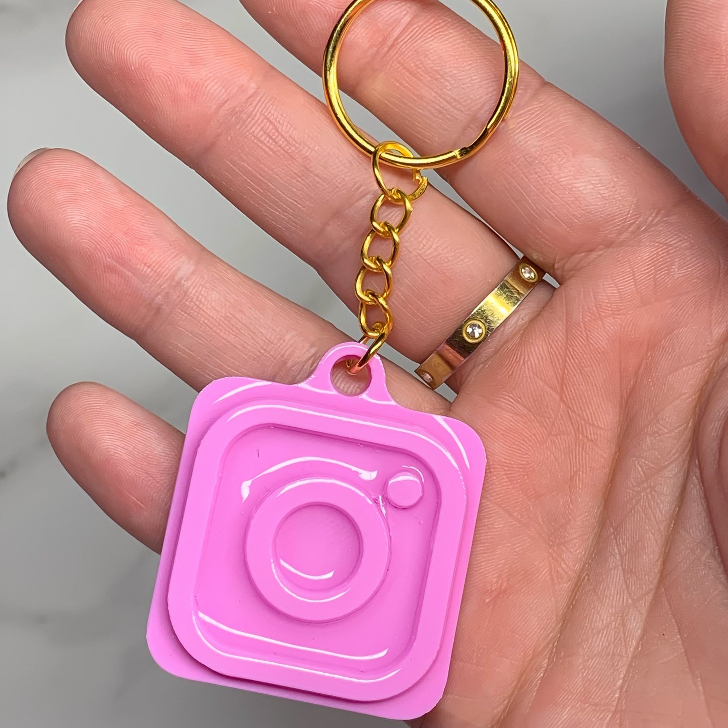 Instagram NFC keychain