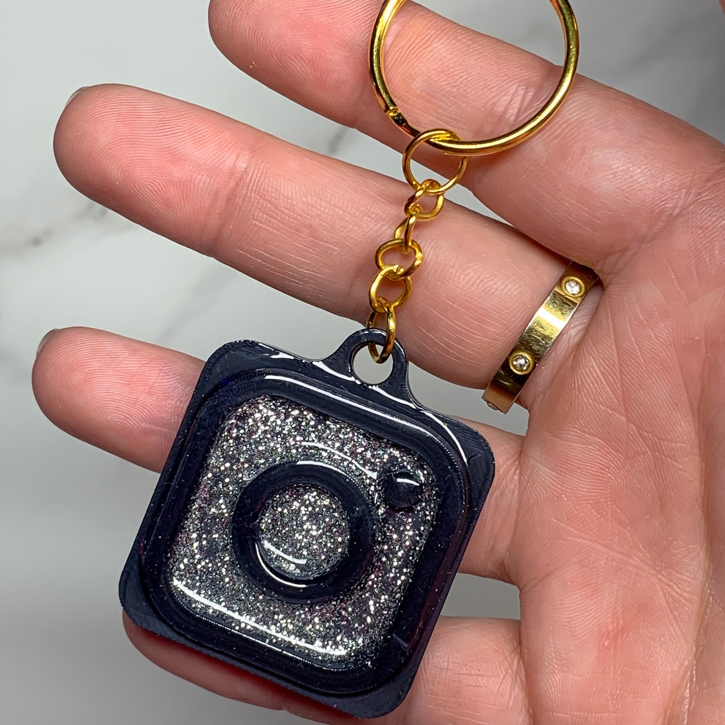 Instagram NFC keychain