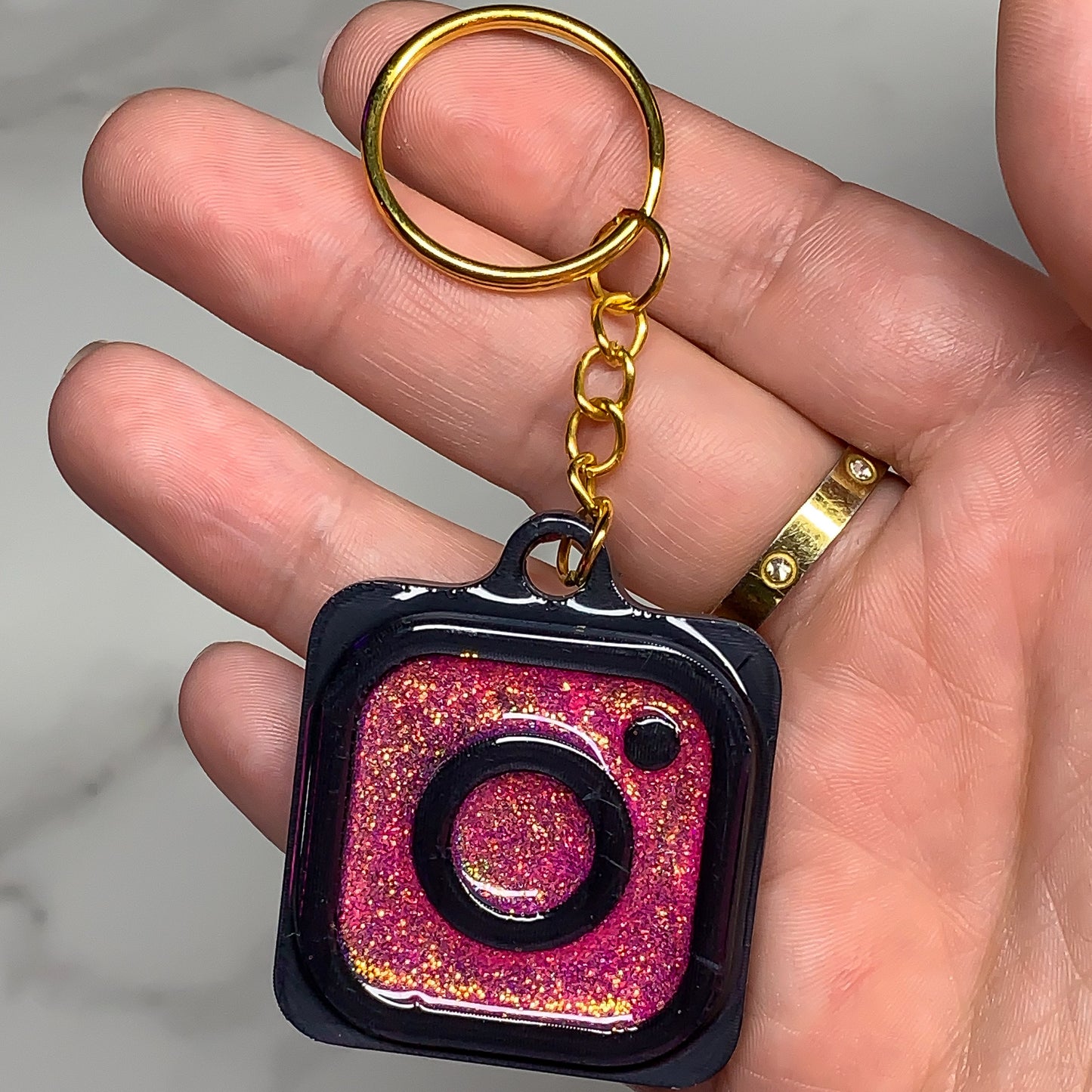 Instagram NFC keychain